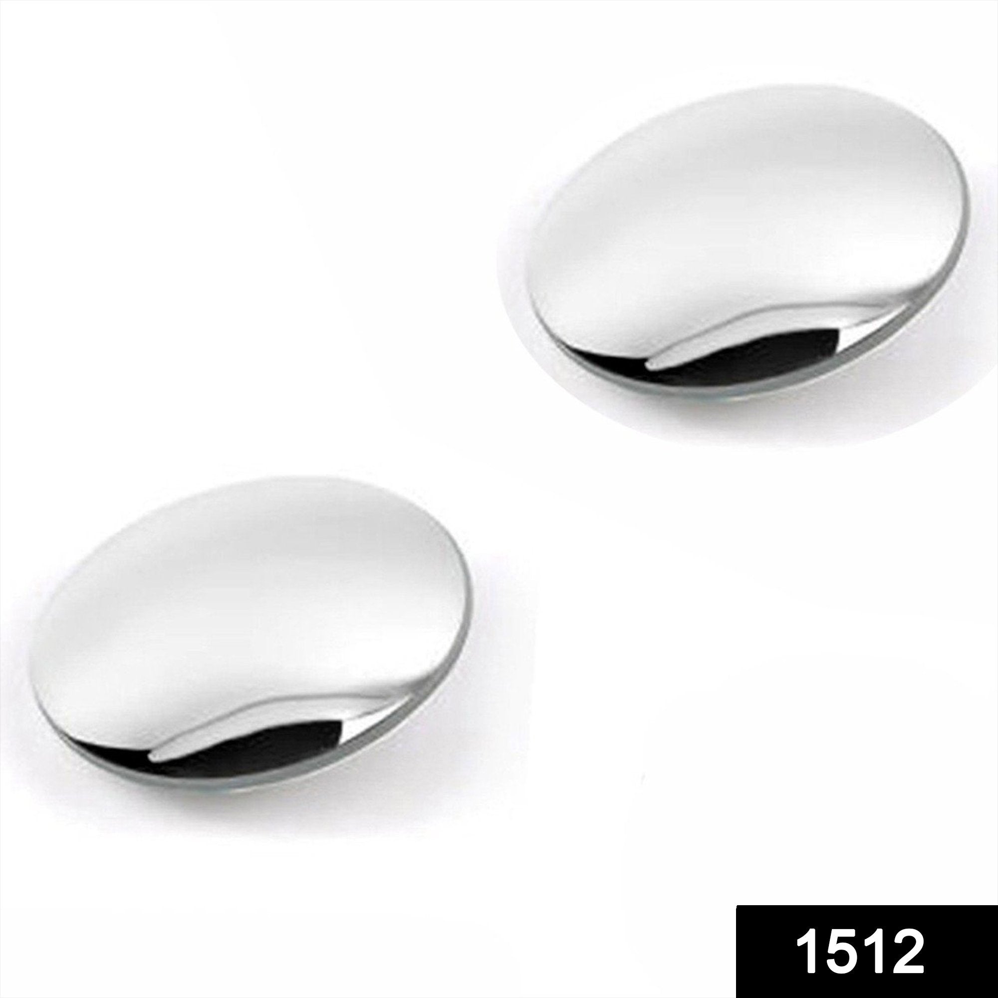 1512 Blind Spot Round Wide Angle Adjustable Convex Rear View Mirror - Pack of 2 - SkyShopy 1512 Blind Spot Round Wide Angle Adjustable Convex Rear View Mirror - Pack of 2 - SkyShopy